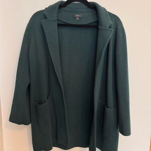 J. Crew Forest Green Knit Cardigan Size Small
